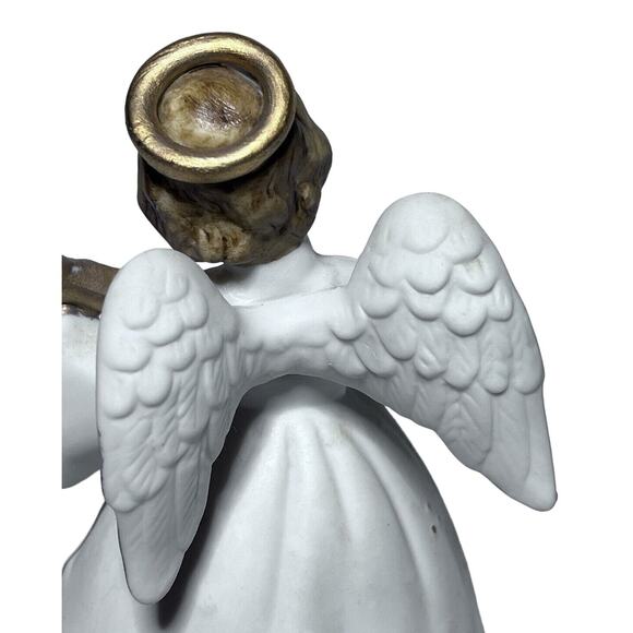 Berman & Anderson Angel with Mandolin Music Box - Silent Night, Japan Vintage - Picture 6 of 9